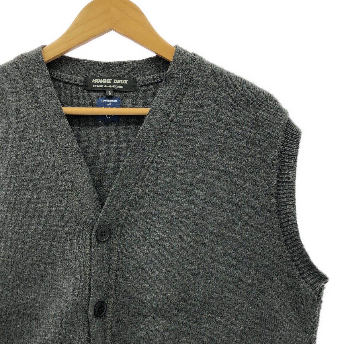 COMME des GARCONS HOMME DEUX / コムデギャルソンオムドゥ ×LOCHAVEN / ロックエーベン インサイドアウト ニット ベスト