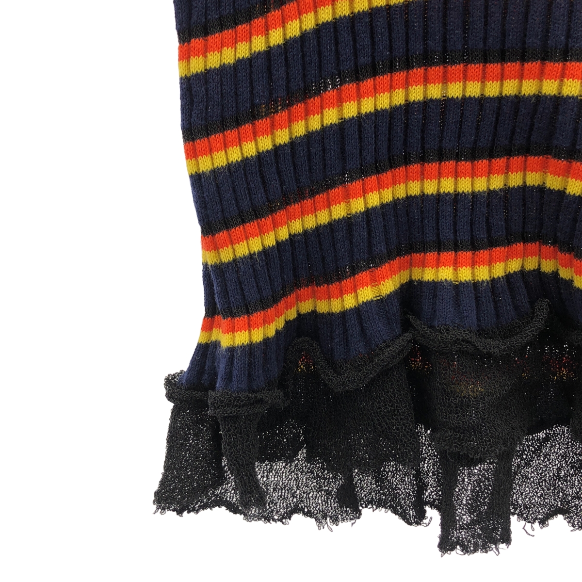 AKANE UTSUNOMIYA / アカネウツノミヤ コットン リブ ニット トップス