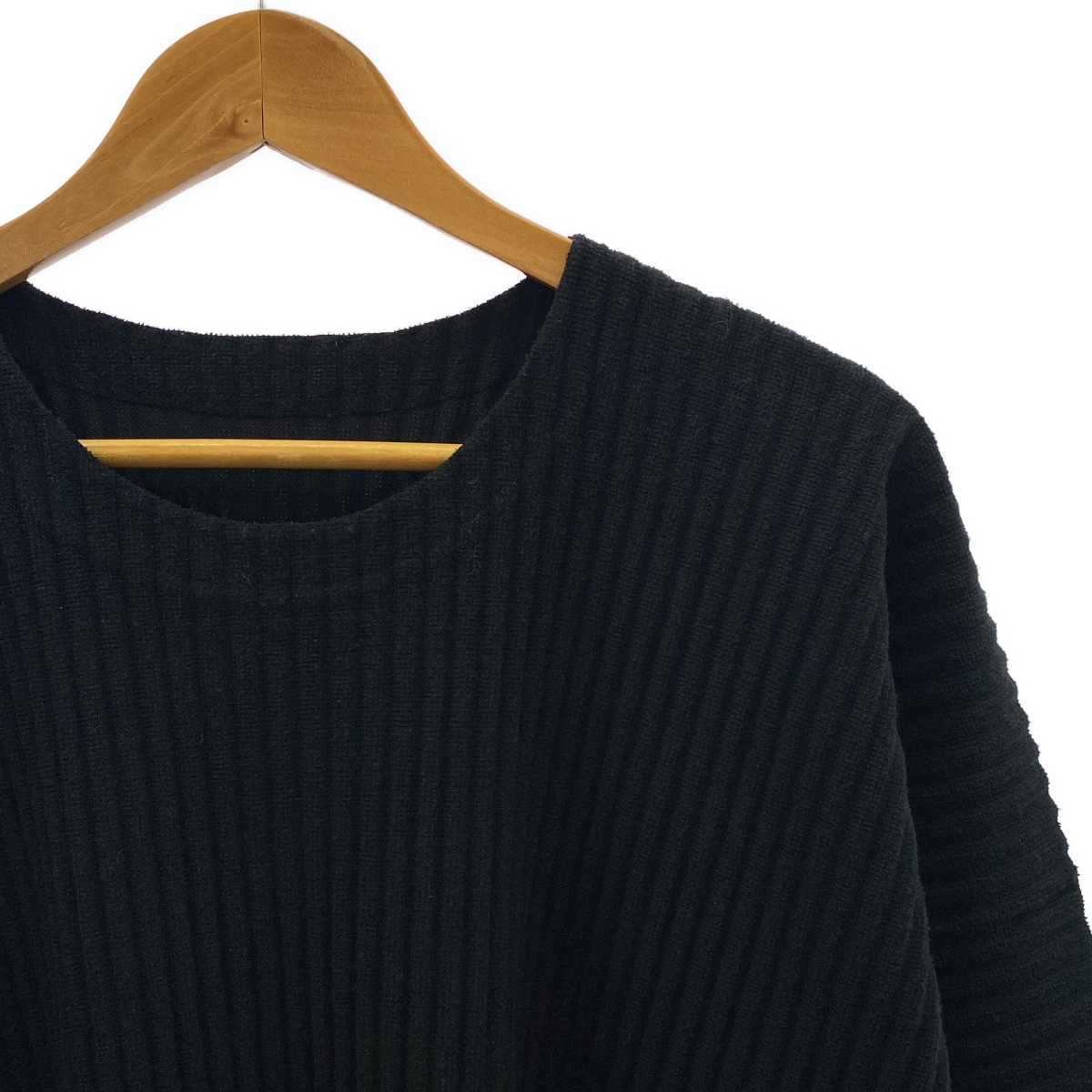 HOMME PLISSE ISSEY MIYAKE / オムプリッセイッセイミヤケ コットン混 プリーツ プルオーバー カットソー