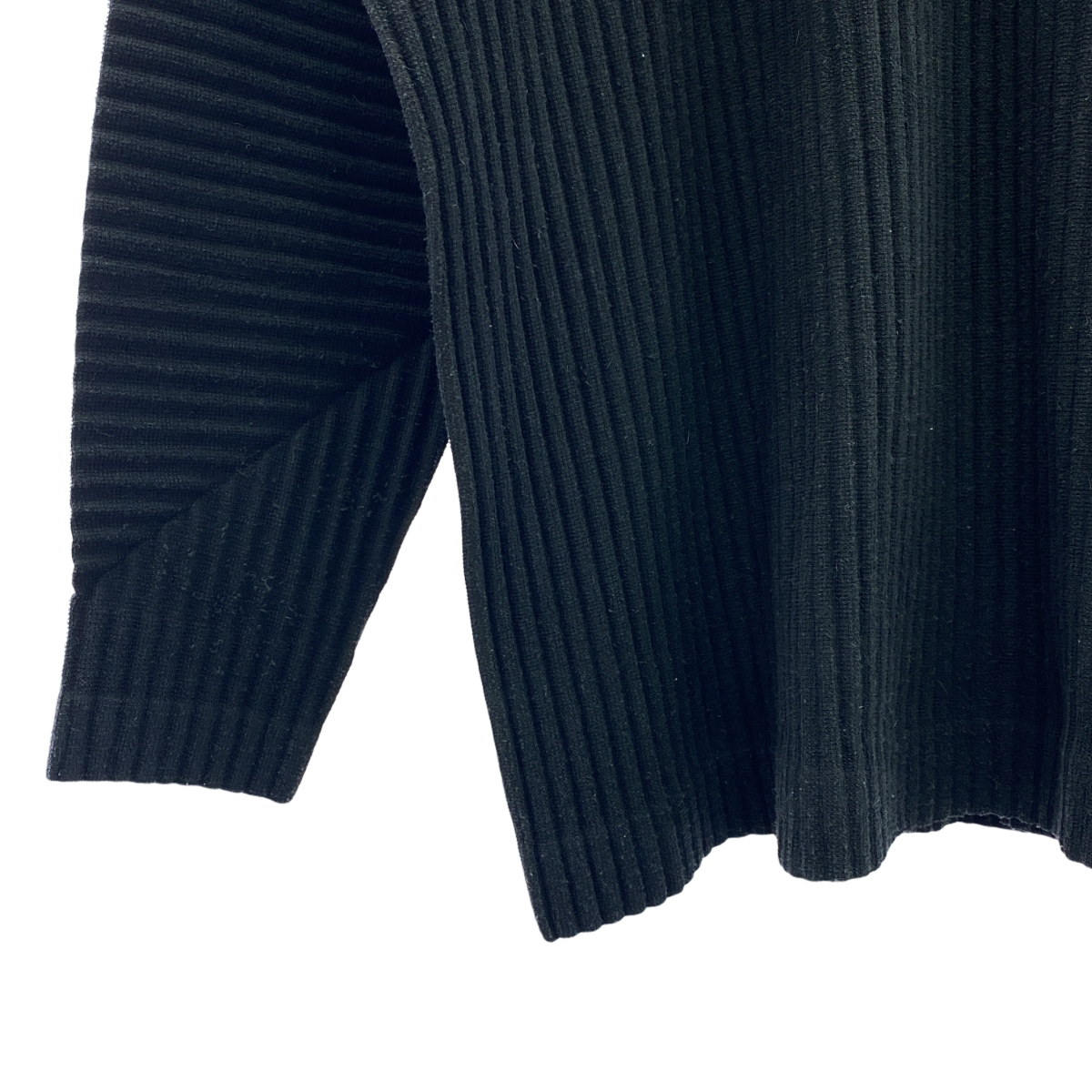 HOMME PLISSE ISSEY MIYAKE / オムプリッセイッセイミヤケ コットン混 プリーツ プルオーバー カットソー