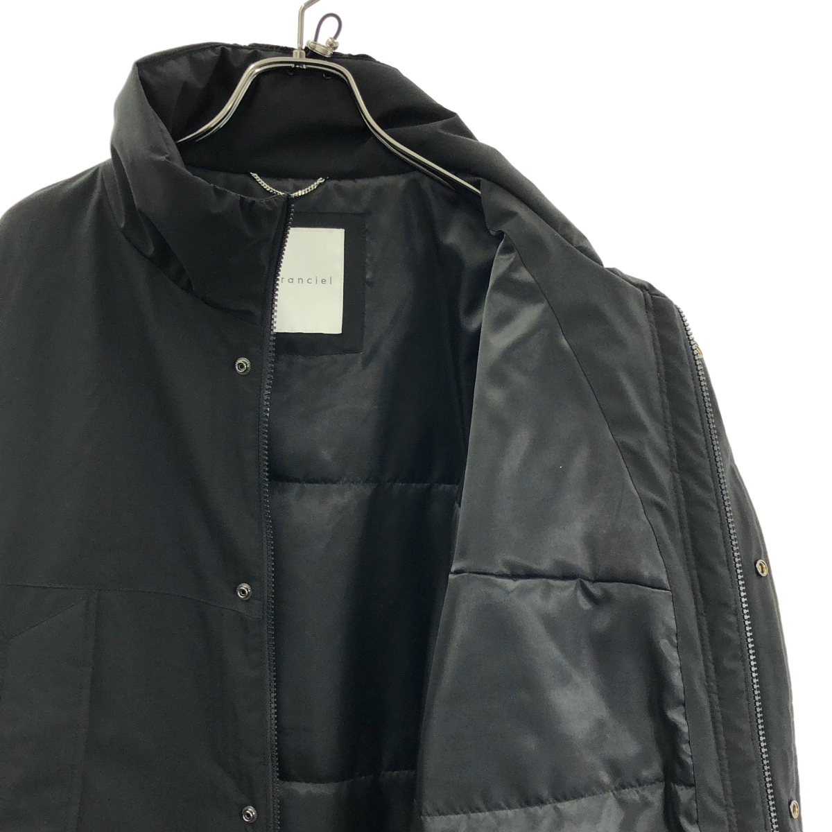 その他 quaranciel:〈撥水加工〉中綿 スタンドカラー ダブル ジップ モンスター コート