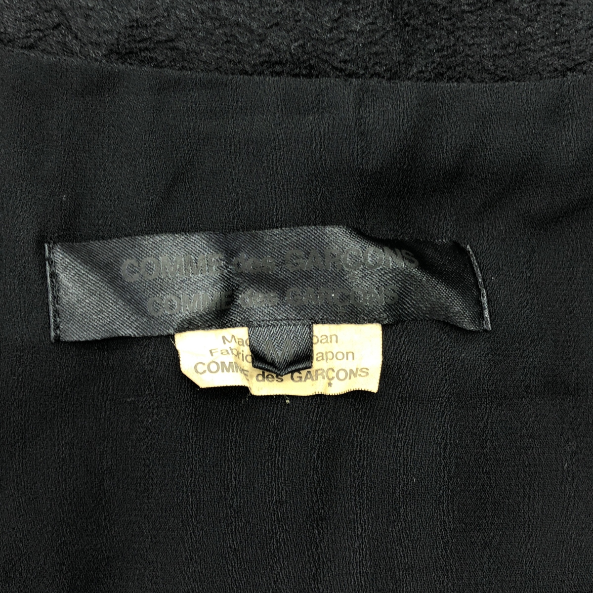 COMME des GARCONS COMME des GARCONS / コムコム ポリエステル 製品加工 ポケット付き ドレス ワンピース / 総裏地