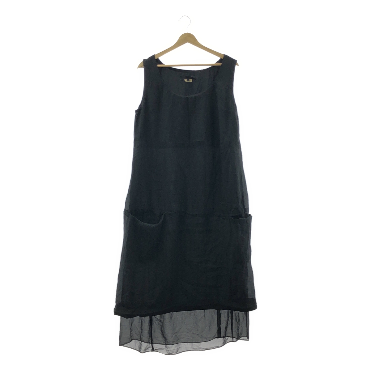 COMME des GARCONS COMME des GARCONS / コムコム ポリエステル 製品加工 ポケット付き ドレス ワンピース / 総裏地