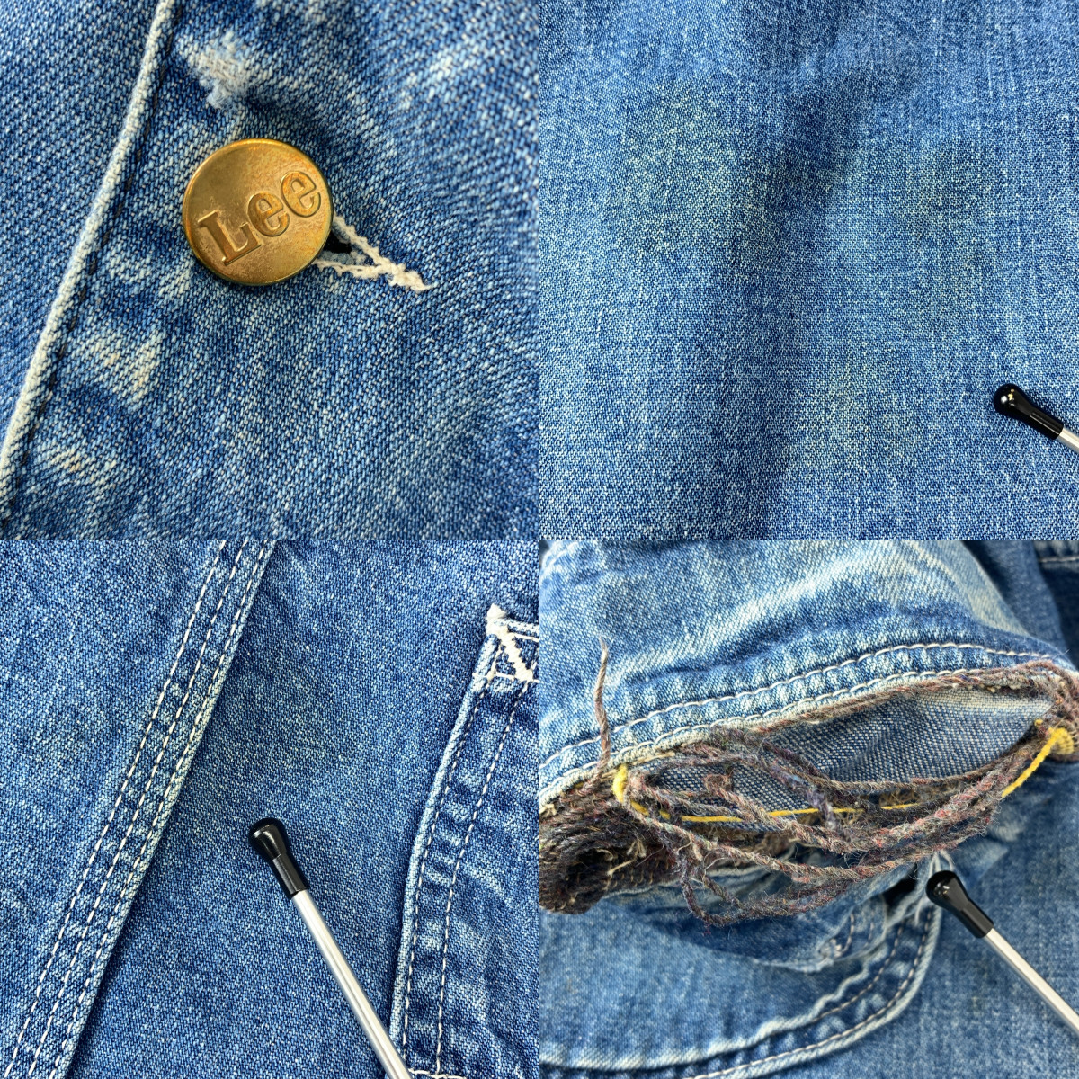 Lee / リー vintage / ヴィンテージ usa製 デニム カバーオール ジャケット / ブランケット