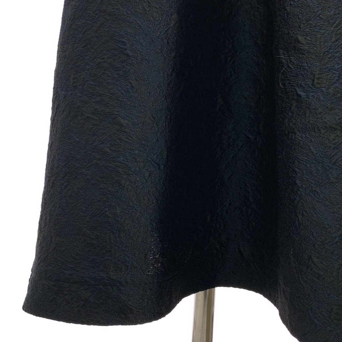 ebure / エブール 総柄 ジャガード ドローストリング スカート