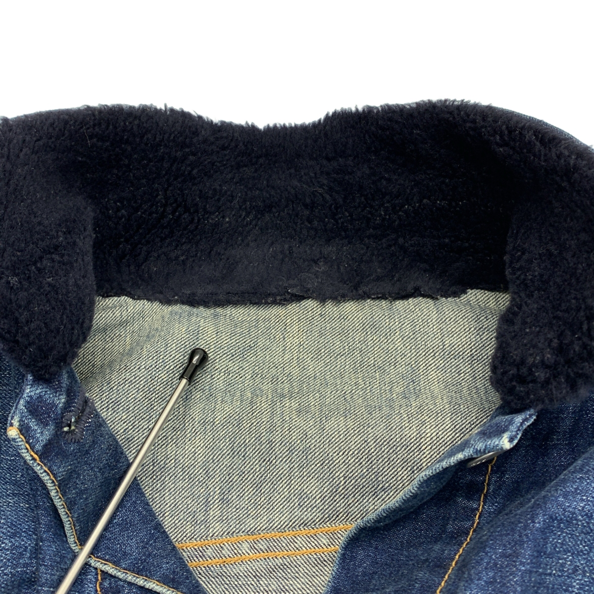 sacai / サカイ ボアカラー サイドジップ デニムジャケット