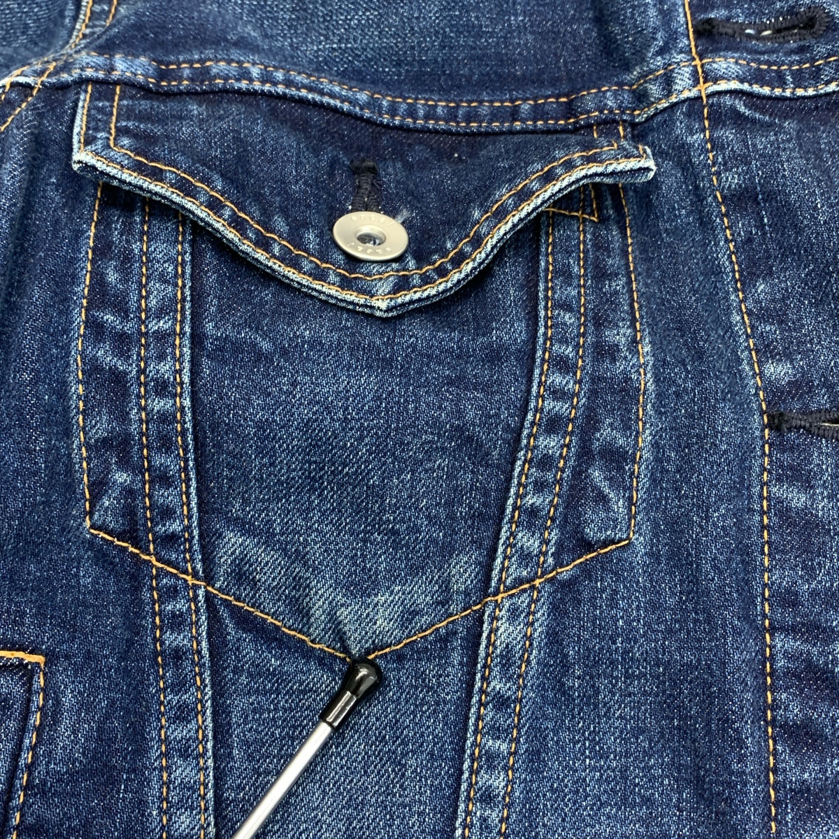 sacai / サカイ ボアカラー サイドジップ デニムジャケット