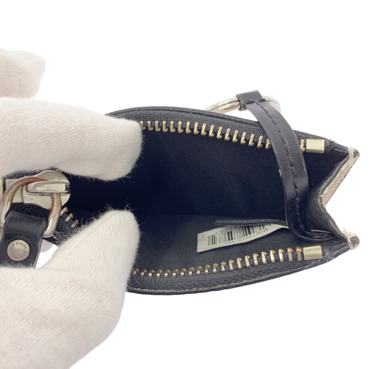 MARC JACOBS / マークジェイコブス × PEANUTS / ピーナッツコラボ 総柄 フラグメント カード コイン ケース