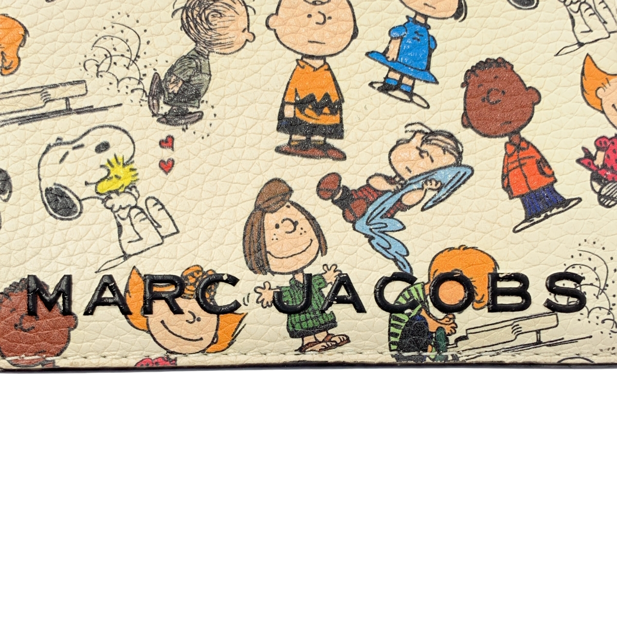 MARC JACOBS / マークジェイコブス × PEANUTS / ピーナッツコラボ 総柄 フラグメント カード コイン ケース