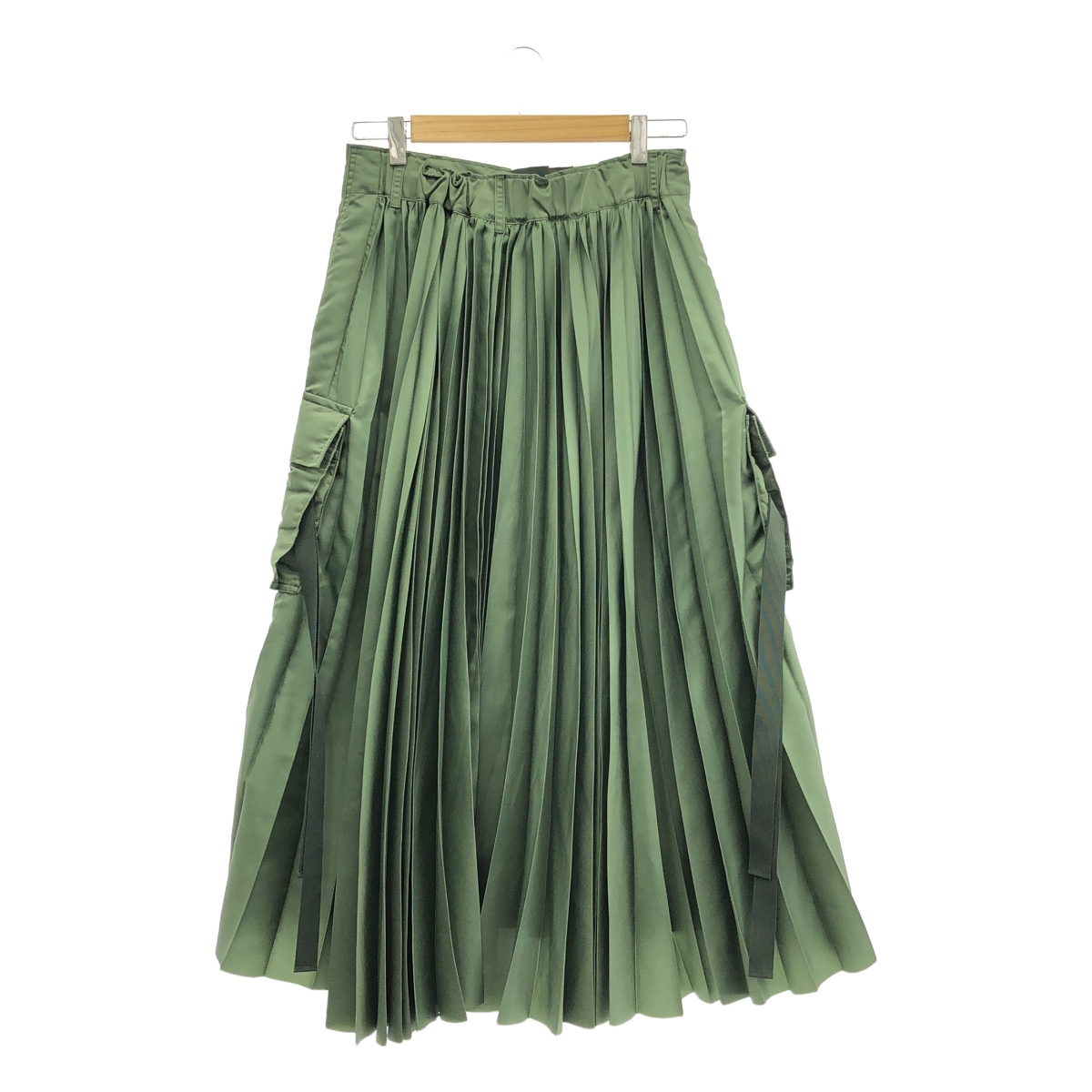 sacai / サカイ ナイロンツイル バックプリーツ スカート
