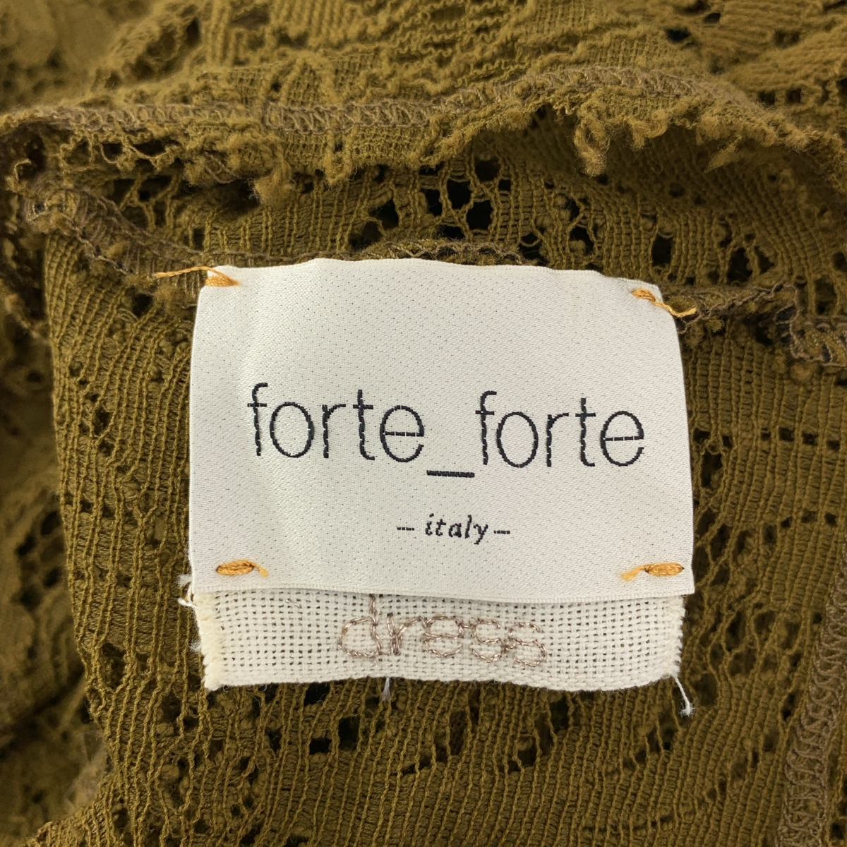 その他 カットワークレース ハイネック ドレス ワンピース / インナー付き