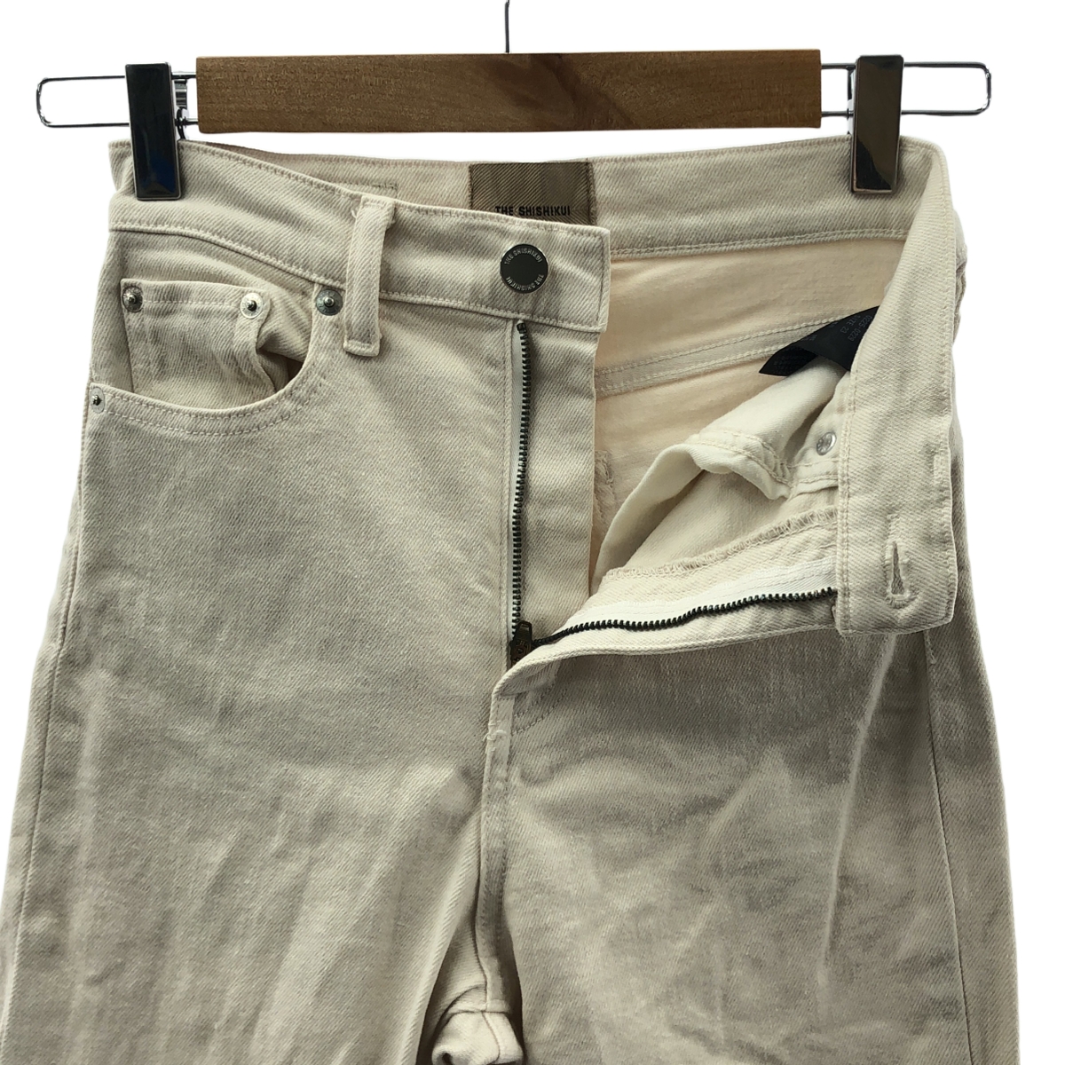 THE SHISHIKUI / シシクイ White Denim ホワイト デニム パンツ