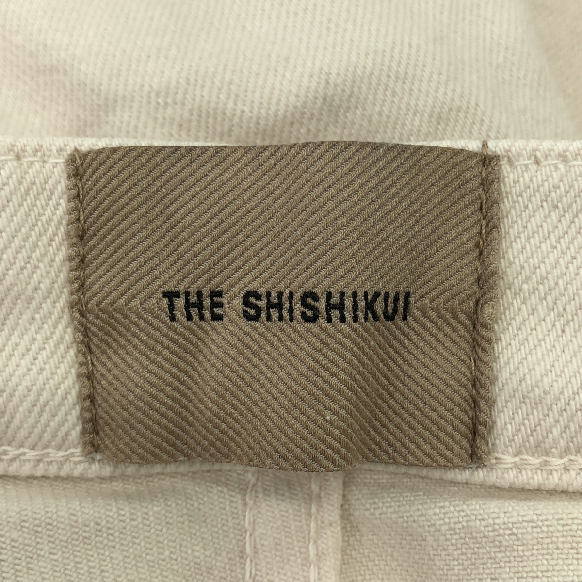 THE SHISHIKUI / シシクイ White Denim ホワイト デニム パンツ