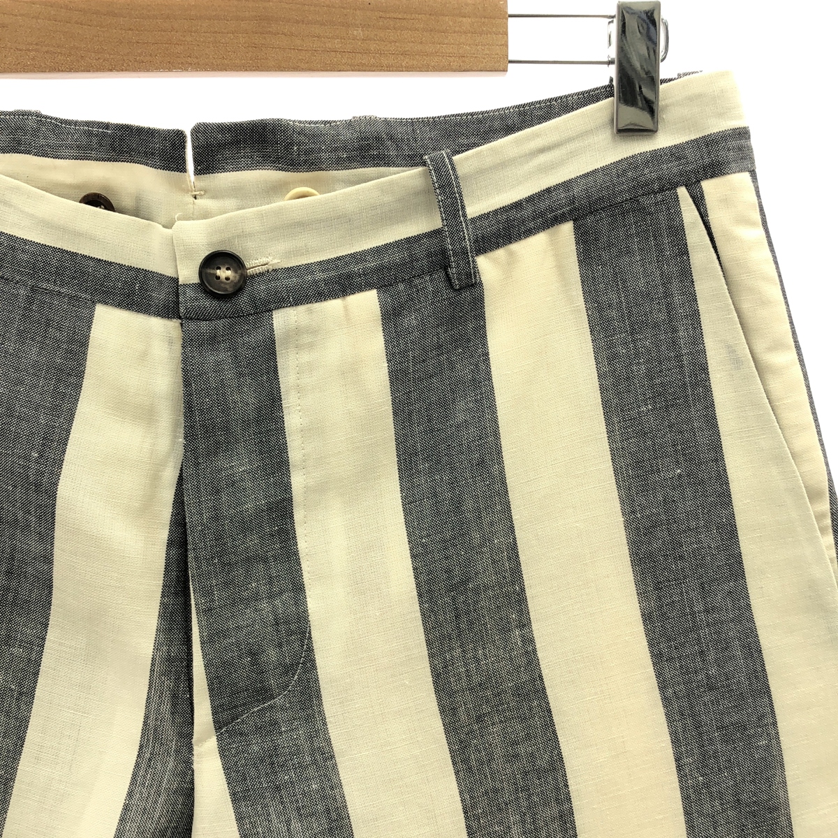 ARCHIVIO J.M.Ribot / アルキビオジェイエムリボット PA18/FXS / stripe trousers / ストライプ トラウザーズ パンツ