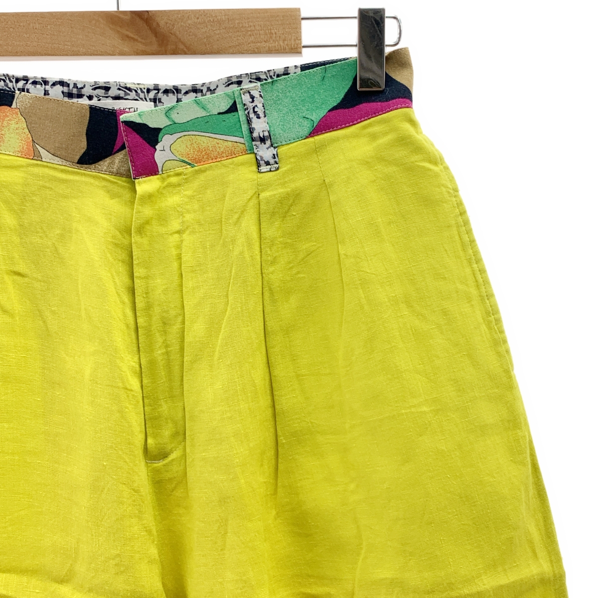 YEAH RIGHT!! / イエーライト 2タック リネン ワイドパンツ