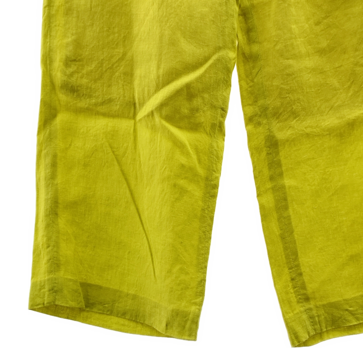 YEAH RIGHT!! / イエーライト 2タック リネン ワイドパンツ