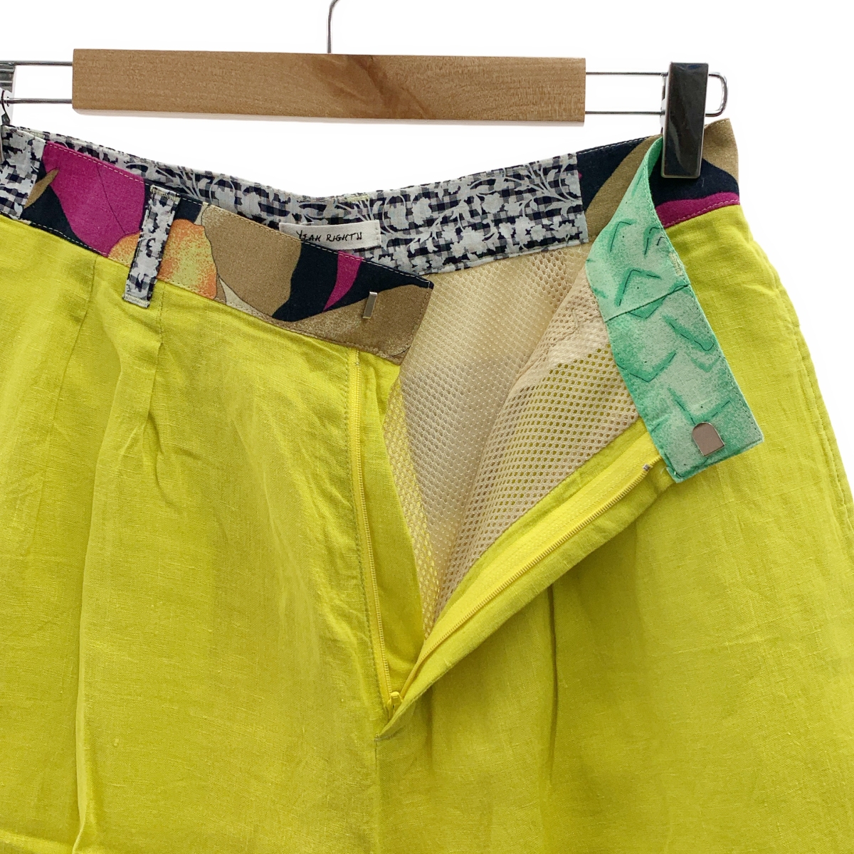 YEAH RIGHT!! / イエーライト 2タック リネン ワイドパンツ