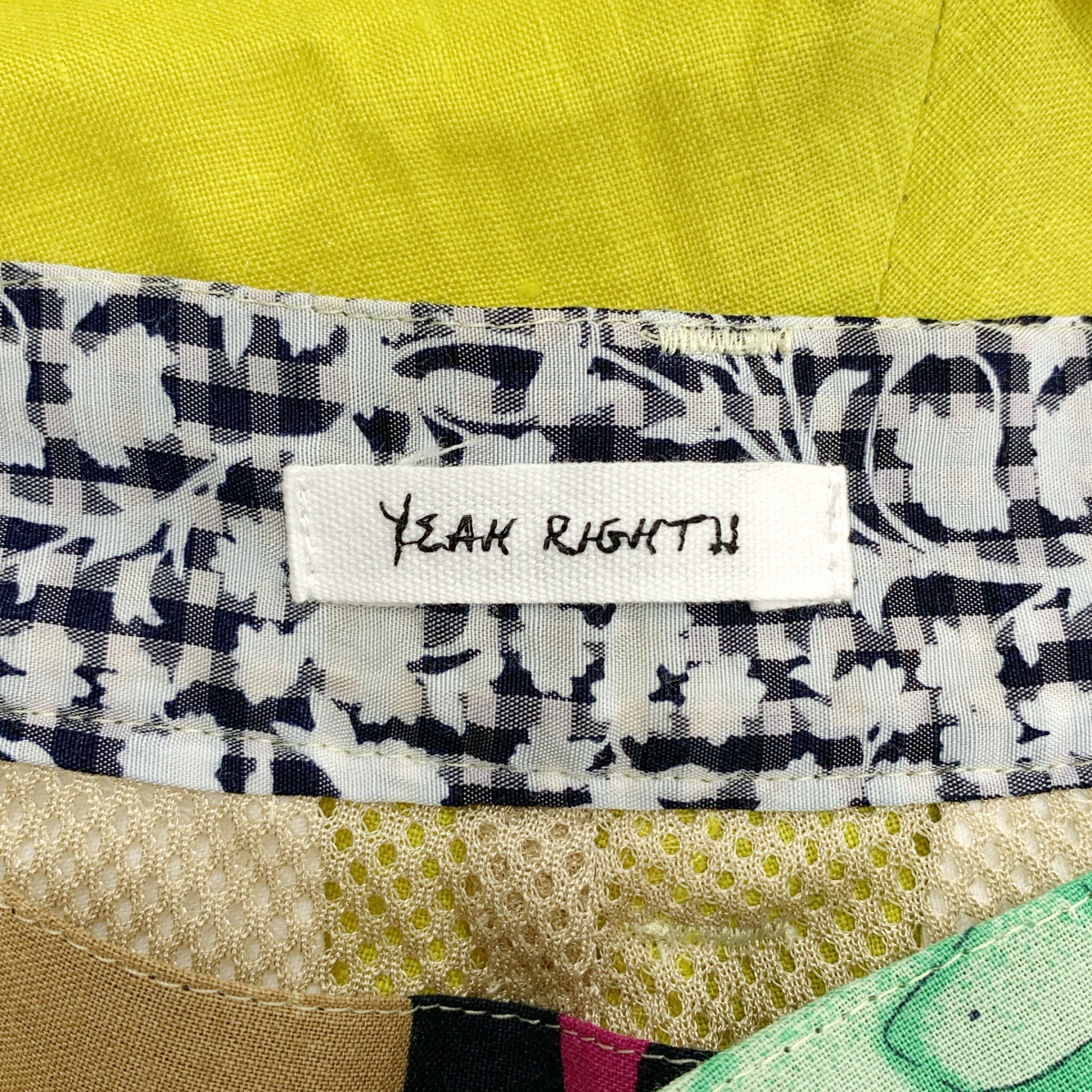 YEAH RIGHT!! / イエーライト 2タック リネン ワイドパンツ