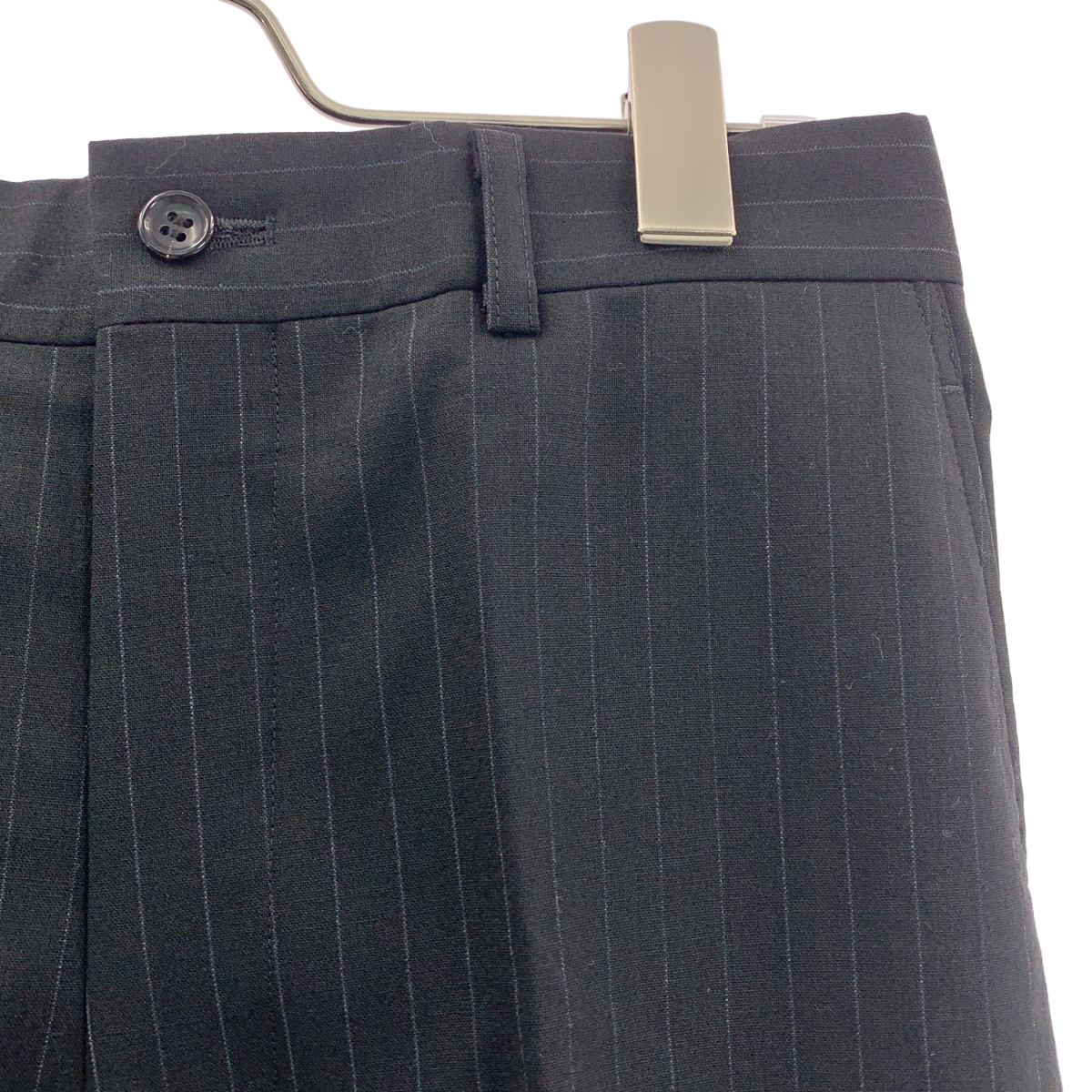 COMME des GARCONS HOMME DEUX / コムデギャルソンオムドゥ ウール ストライプ テーパードスラックス パンツ