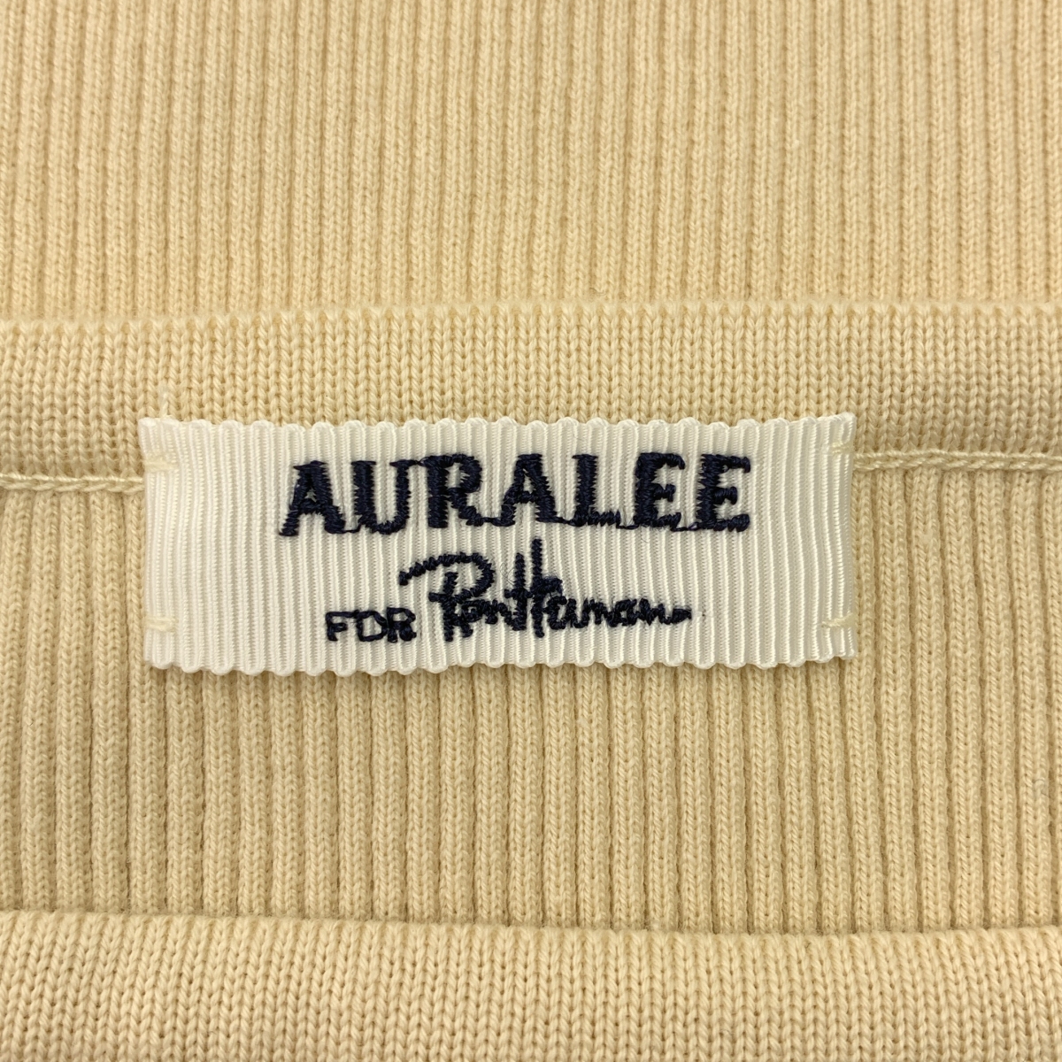 AURALEE / オーラリー × Ron Herman RIB BOAT NECK SLEEVELESS ノースリーブ ニット