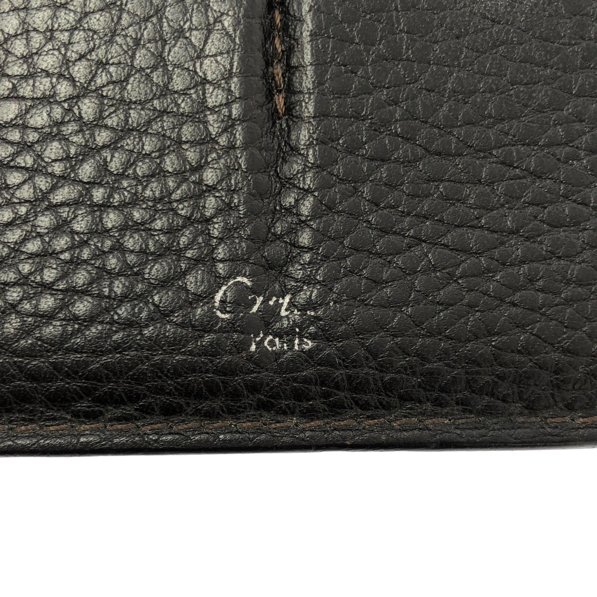 Cartier / カルティエ レザー サイドステッチ ロングウォレット 長財布