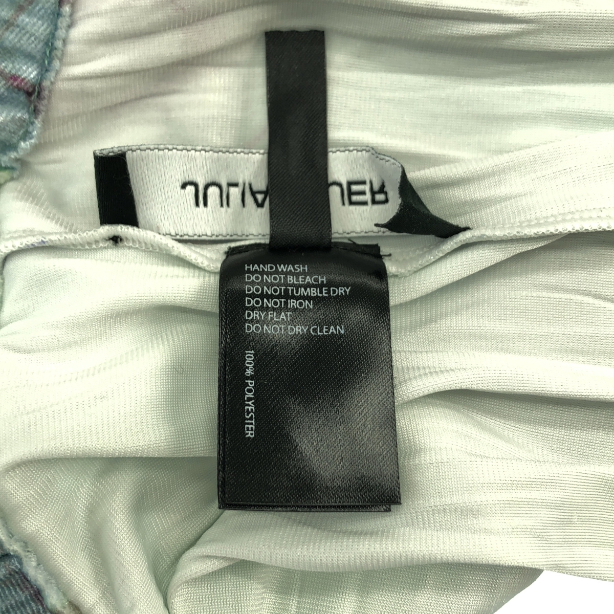 その他 シワ加工 フラワー プリント フレア イージーパンツ