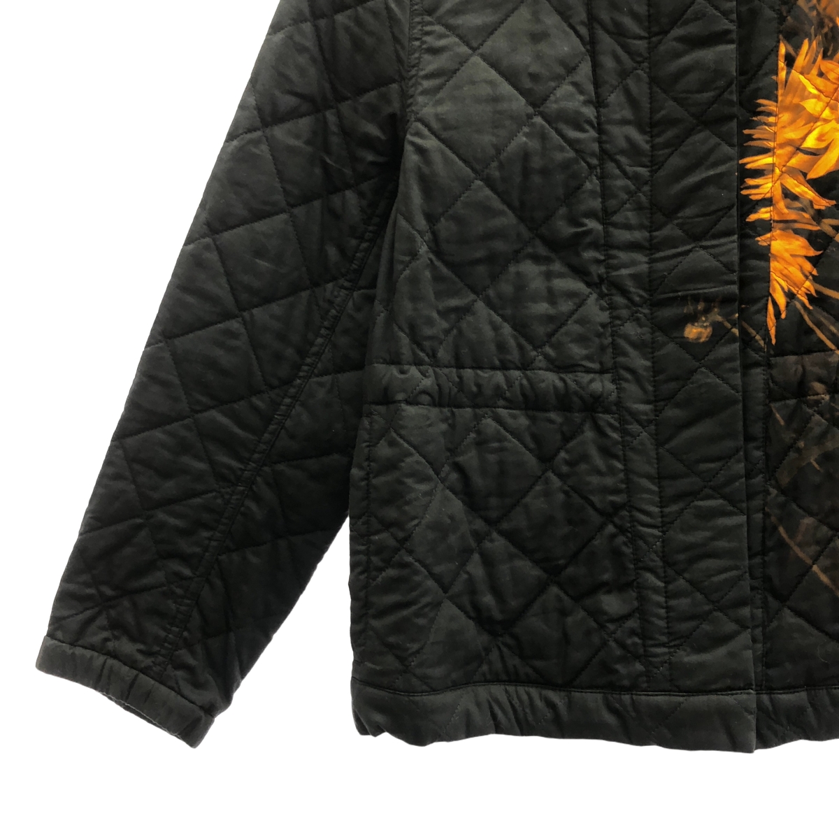 DRIES VAN NOTEN / ドリスヴァンノッテン flower quilting jacket / フラワー ドローストリング キルティング ジャケット