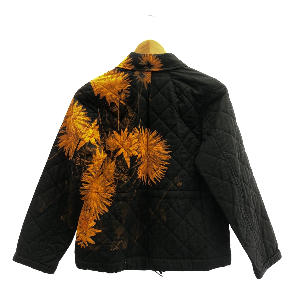 DRIES VAN NOTEN / ドリスヴァンノッテン flower quilting jacket / フラワー ドローストリング キルティング ジャケット