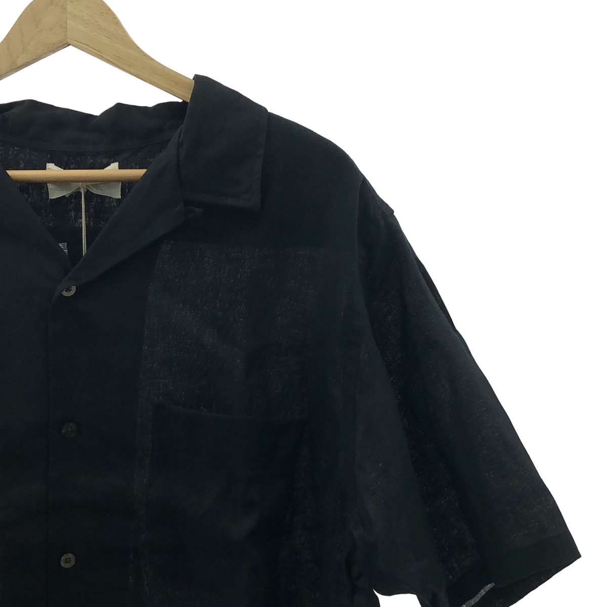 MARKAWARE / マーカウェア HEMP SHIRTING NEW OPEN COLLAR S/S SHIRT ヘンプ細布 ニューオープンカラー 半袖 シャツ