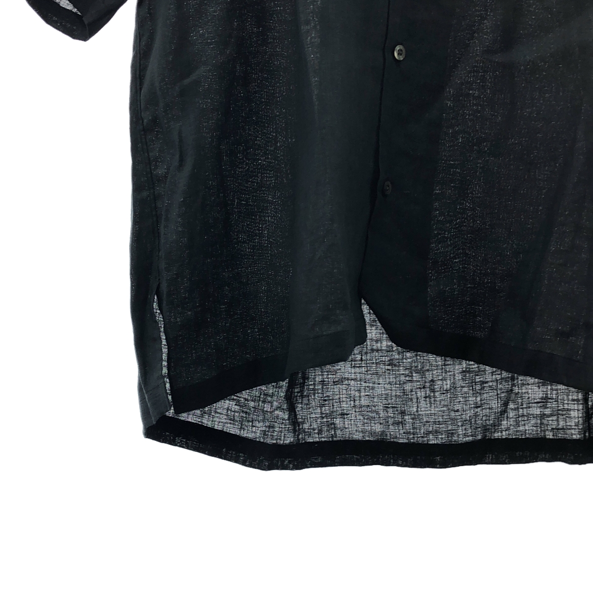 MARKAWARE / マーカウェア HEMP SHIRTING NEW OPEN COLLAR S/S SHIRT ヘンプ細布 ニューオープンカラー 半袖 シャツ