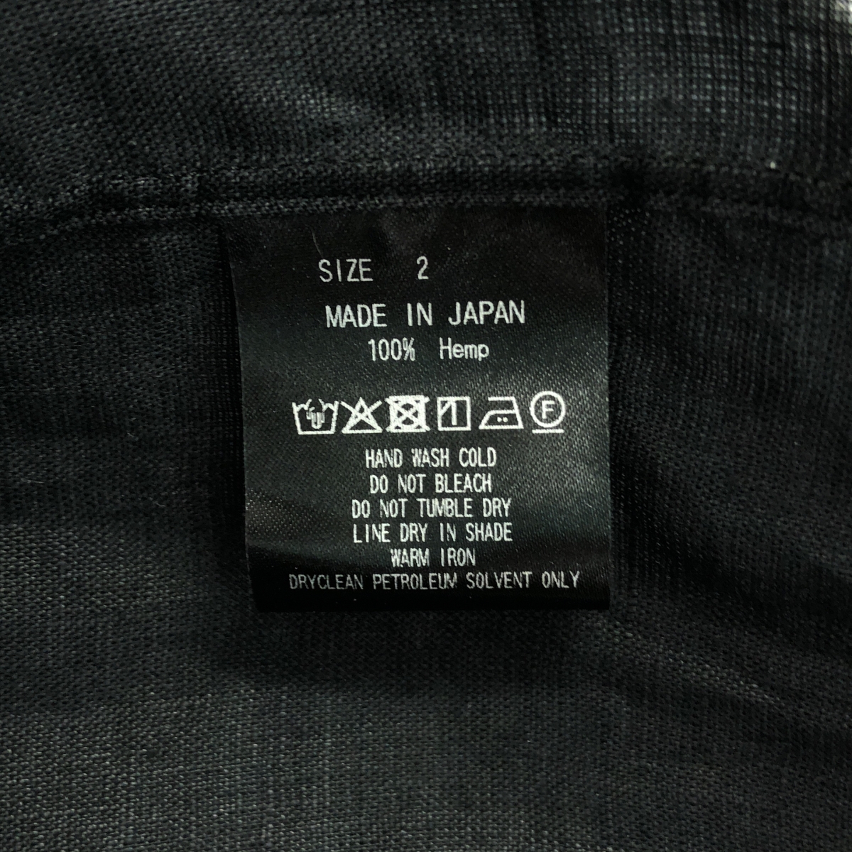 MARKAWARE / マーカウェア HEMP SHIRTING NEW OPEN COLLAR S/S SHIRT ヘンプ細布 ニューオープンカラー 半袖 シャツ