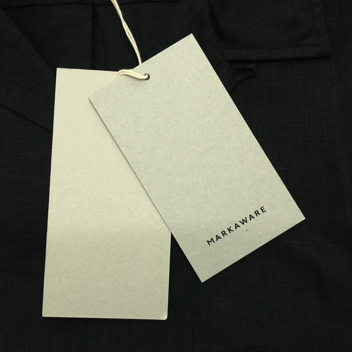 MARKAWARE / マーカウェア HEMP SHIRTING NEW OPEN COLLAR S/S SHIRT ヘンプ細布 ニューオープンカラー 半袖 シャツ