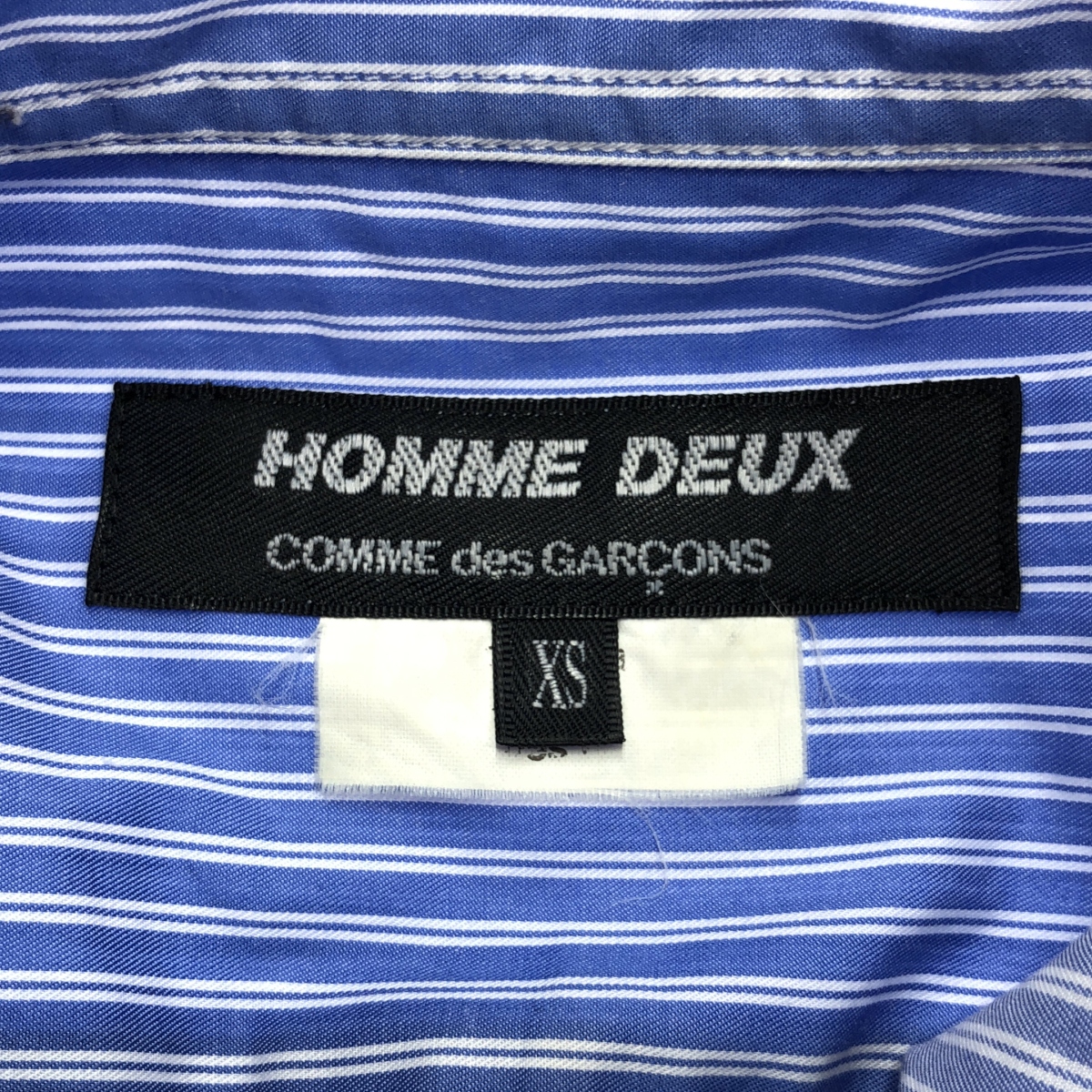 COMME des GARCONS HOMME DEUX / コムデギャルソンオムドゥ コットン ストライプ シャツ