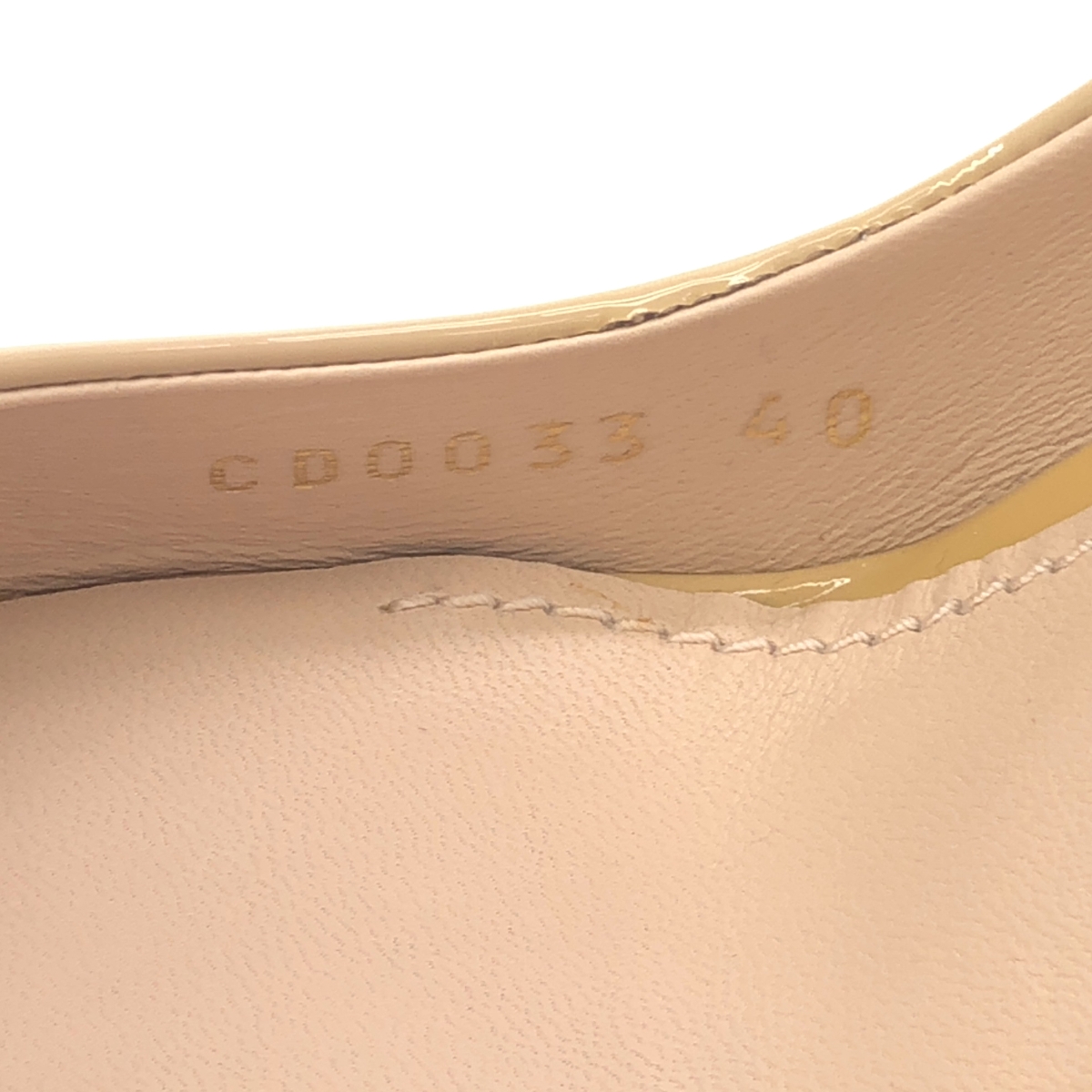 DOLCE＆GABBANA / ドルチェ＆ガッバーナドルガバ パテントレザー ビジュー パンプス