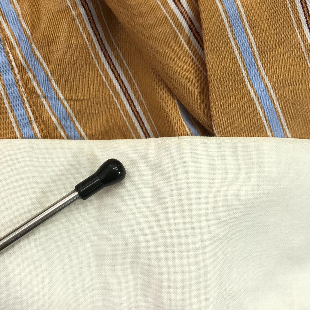 madder madder / マダマダ TATESHIMA SHIRT DRESS / たてしまのシャツドレス ワンピース