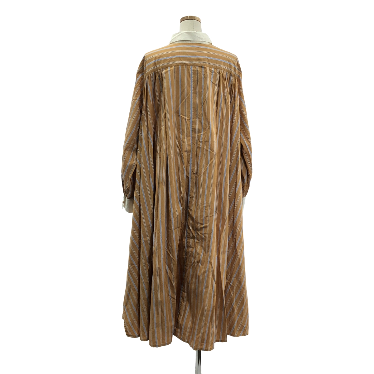 madder madder / マダマダ TATESHIMA SHIRT DRESS / たてしまのシャツドレス ワンピース