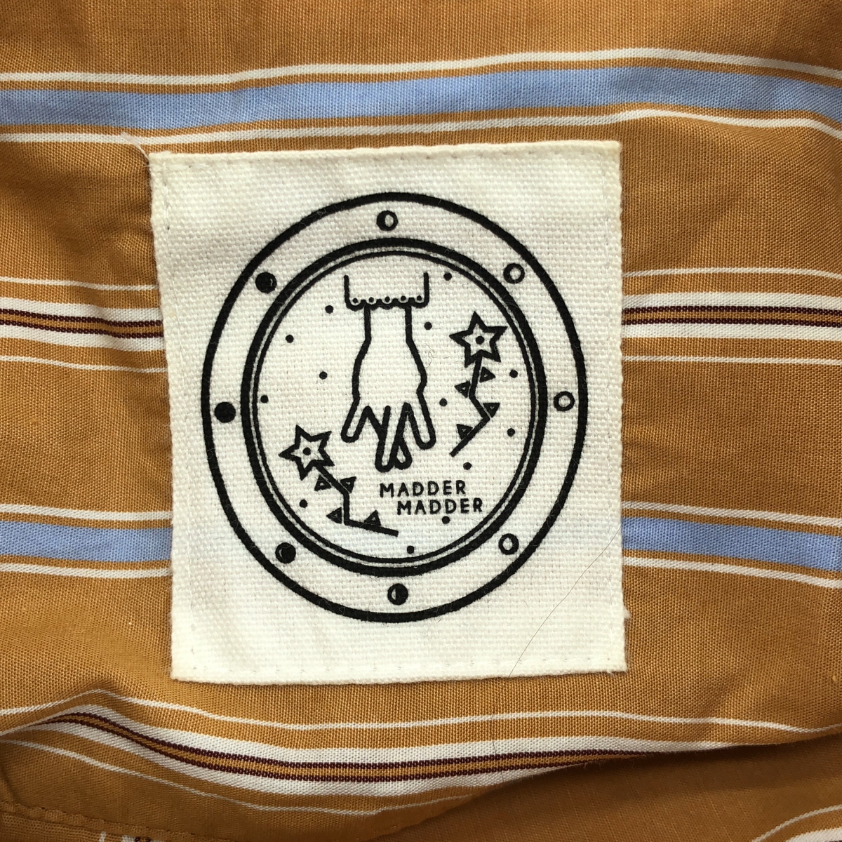 madder madder / マダマダ TATESHIMA SHIRT DRESS / たてしまのシャツドレス ワンピース