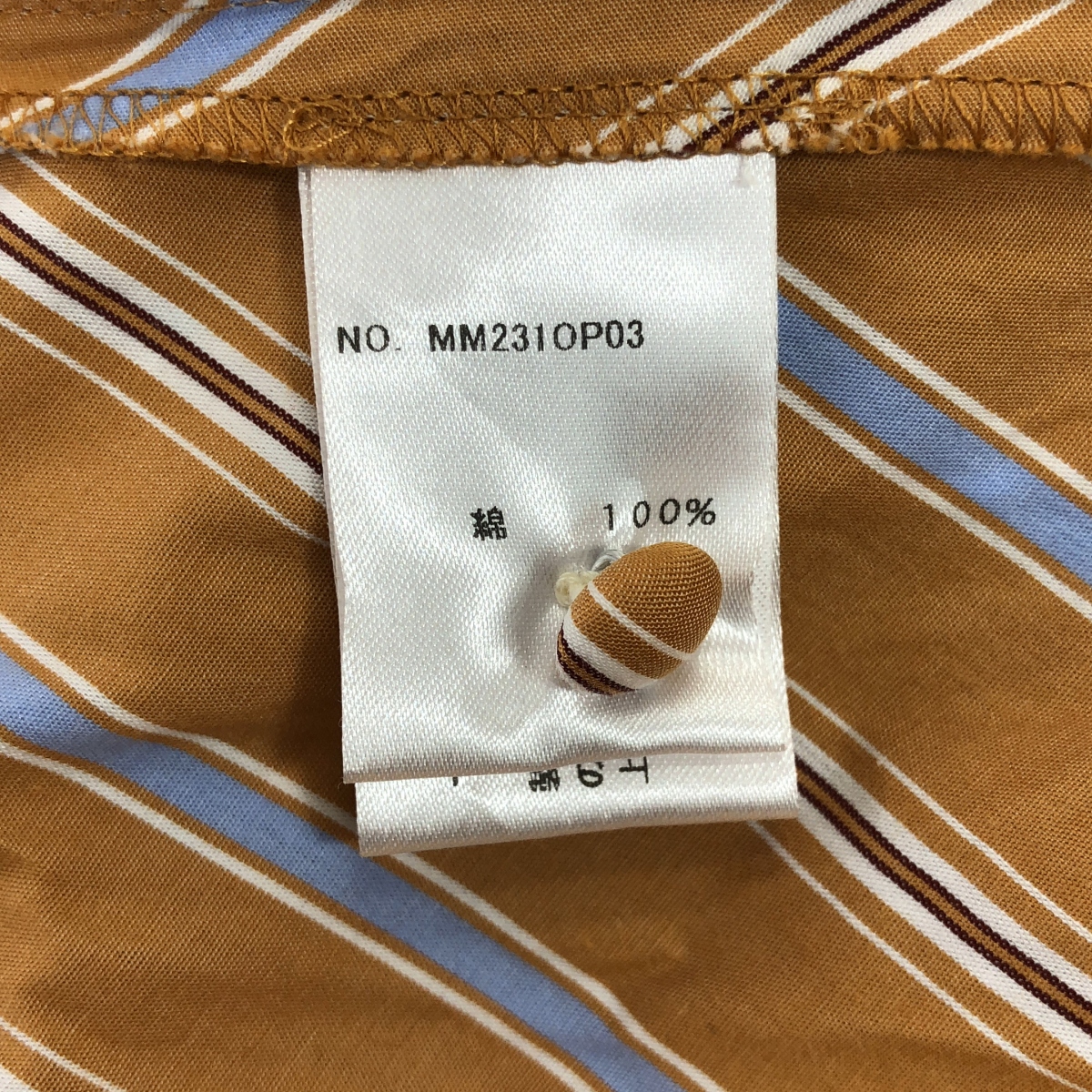 madder madder / マダマダ TATESHIMA SHIRT DRESS / たてしまのシャツドレス ワンピース