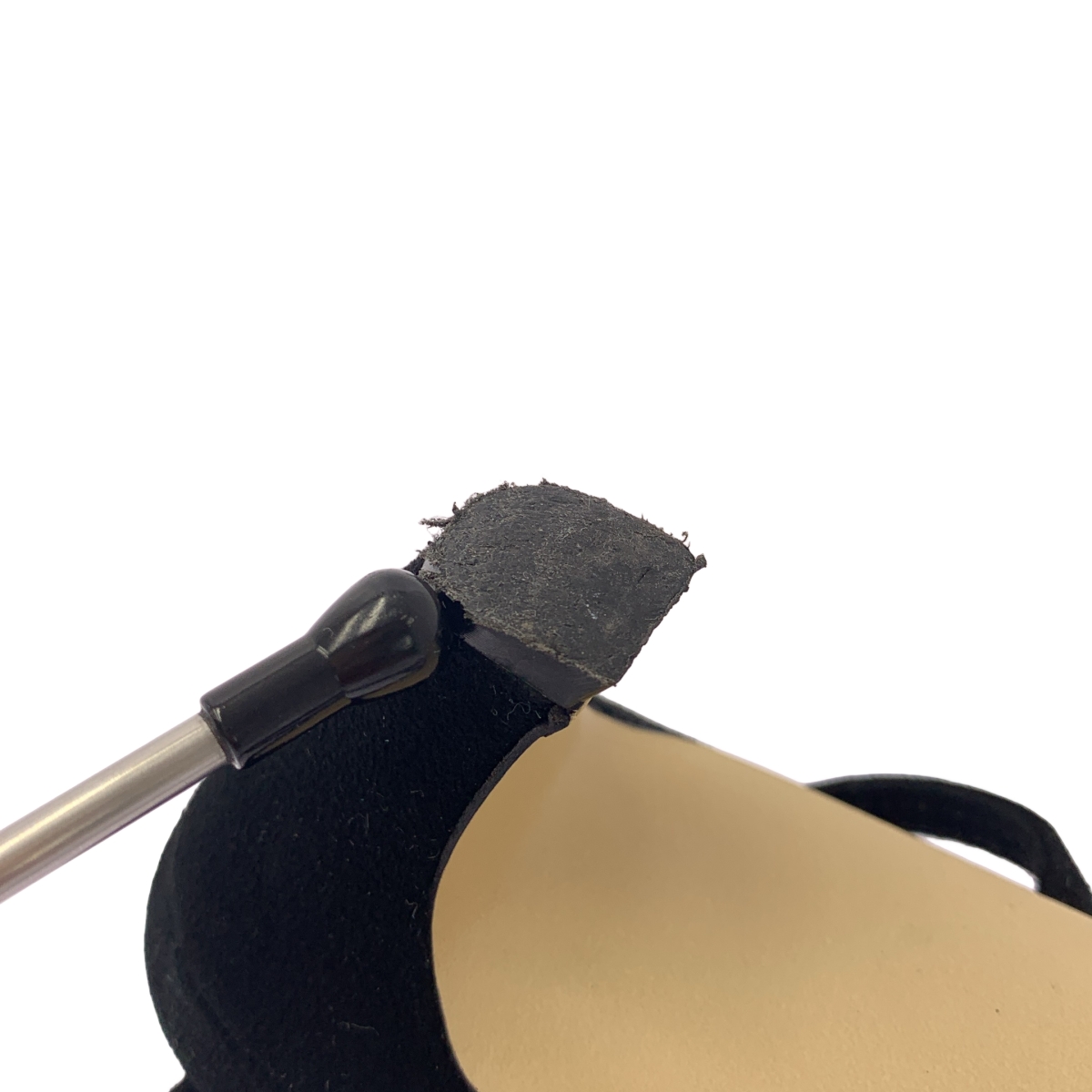 その他 スエード ポインテッドトゥ ストラップ ヒール シューズ