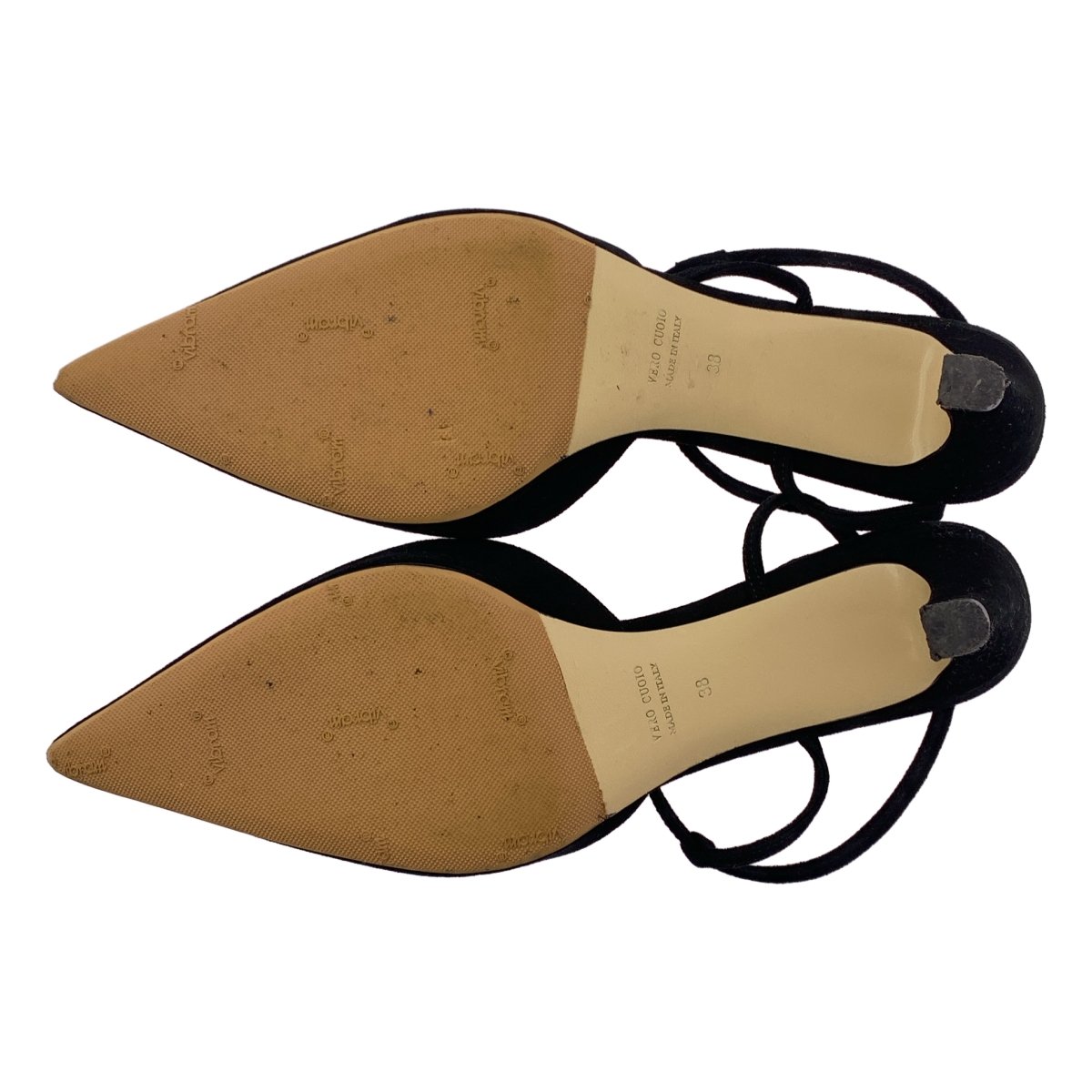 その他 スエード ポインテッドトゥ ストラップ ヒール シューズ