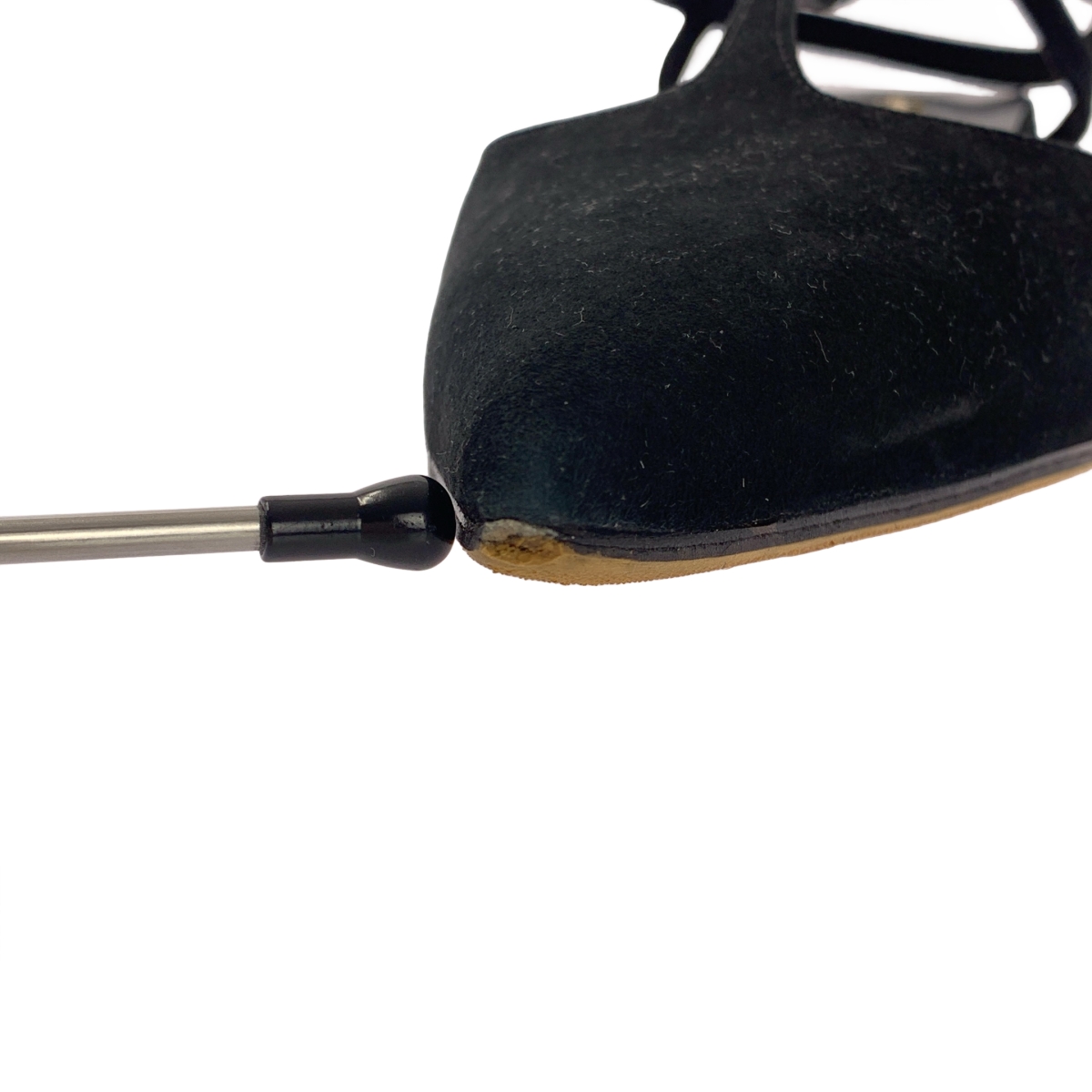 その他 スエード ポインテッドトゥ ストラップ ヒール シューズ