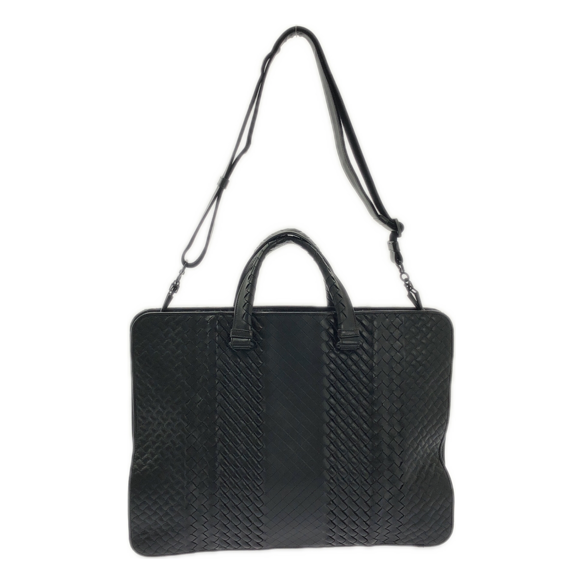 BOTTEGA VENETA / ボッテガヴェネタ イントレチャート レザー ブリーフケース ビジネスバッグ