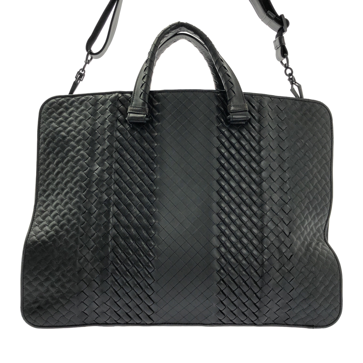BOTTEGA VENETA / ボッテガヴェネタ イントレチャート レザー ブリーフケース ビジネスバッグ