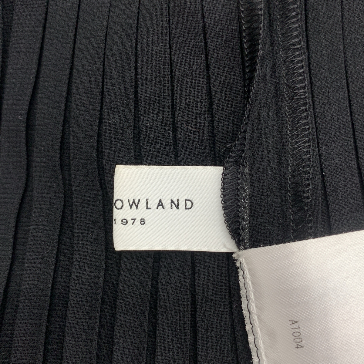 TOMORROWLAND / トゥモローランド ボウタイ ポリエステル プリーツブラウス