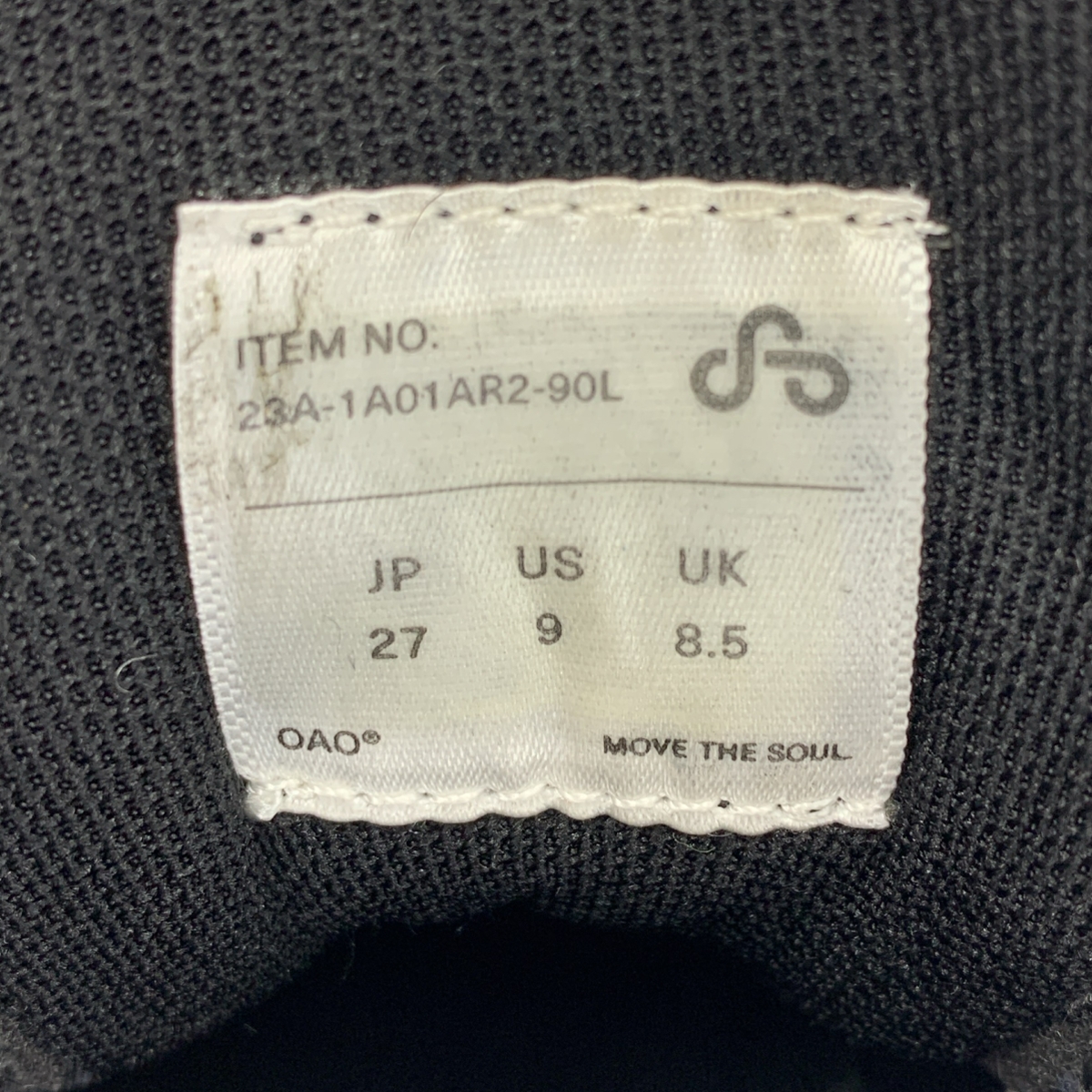 OAO / オーエーオー THE CURVE / Vibram / ビブラムソール レザー ローカット スニーカー