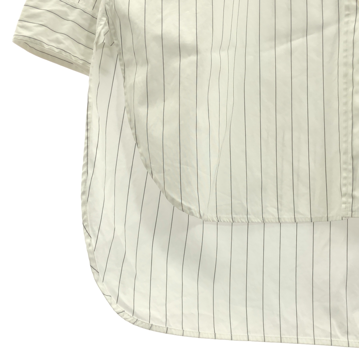 MARGARET HOWELL / マーガレットハウエル コットン バンドカラー シャツ ブラウス