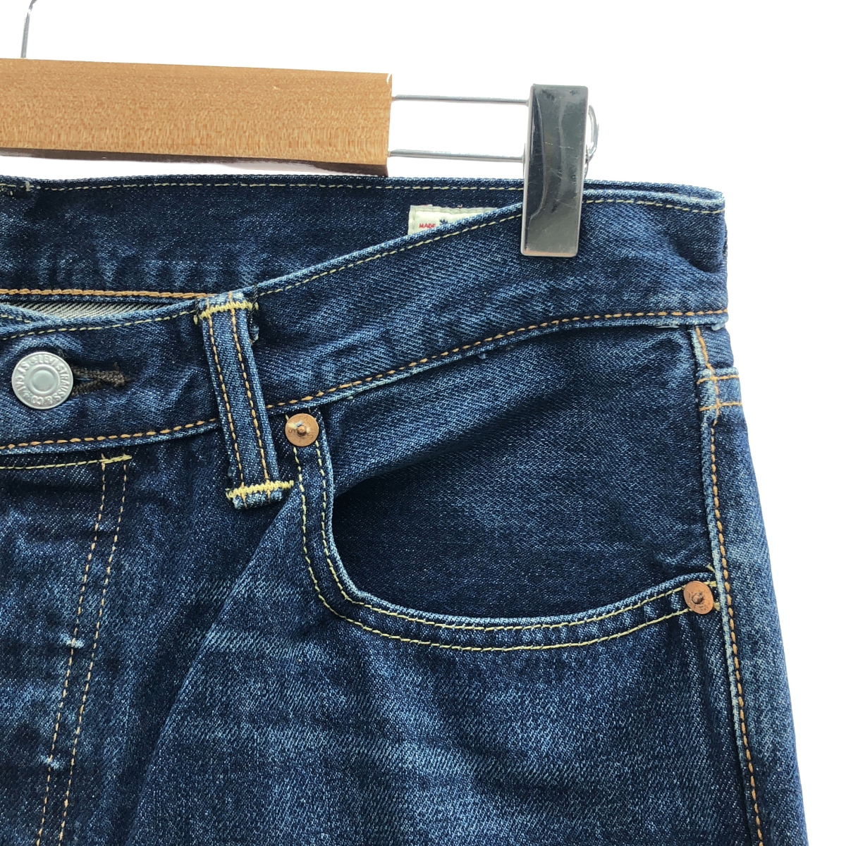 Levi's / リーバイス 裏5115 / WHITE OAK 501 赤耳 ボタンフライ USA製 ストレート デニムパンツ