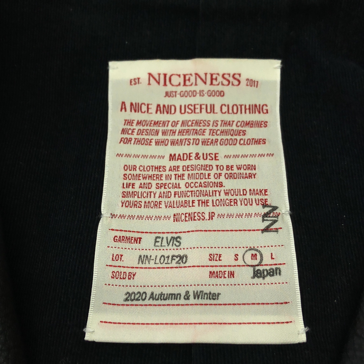 NICENESS / ナイスネス ELVIS エルヴィス レザー ダブル ライダースジャケット