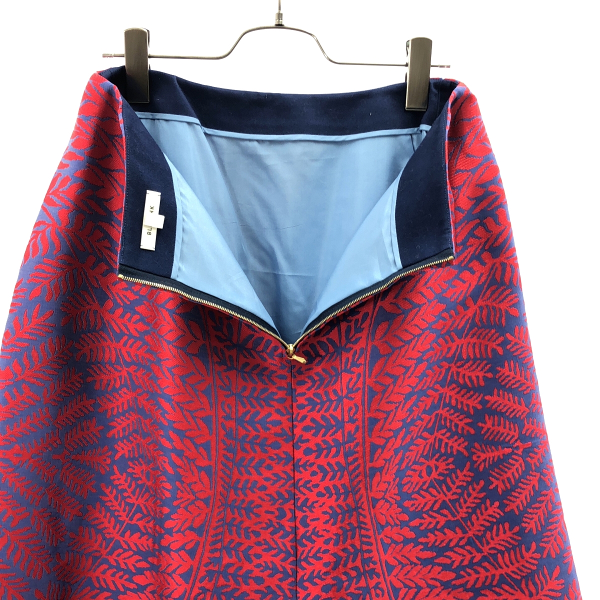 BLAMINK / ブラミンク タック 総柄 ロングスカート