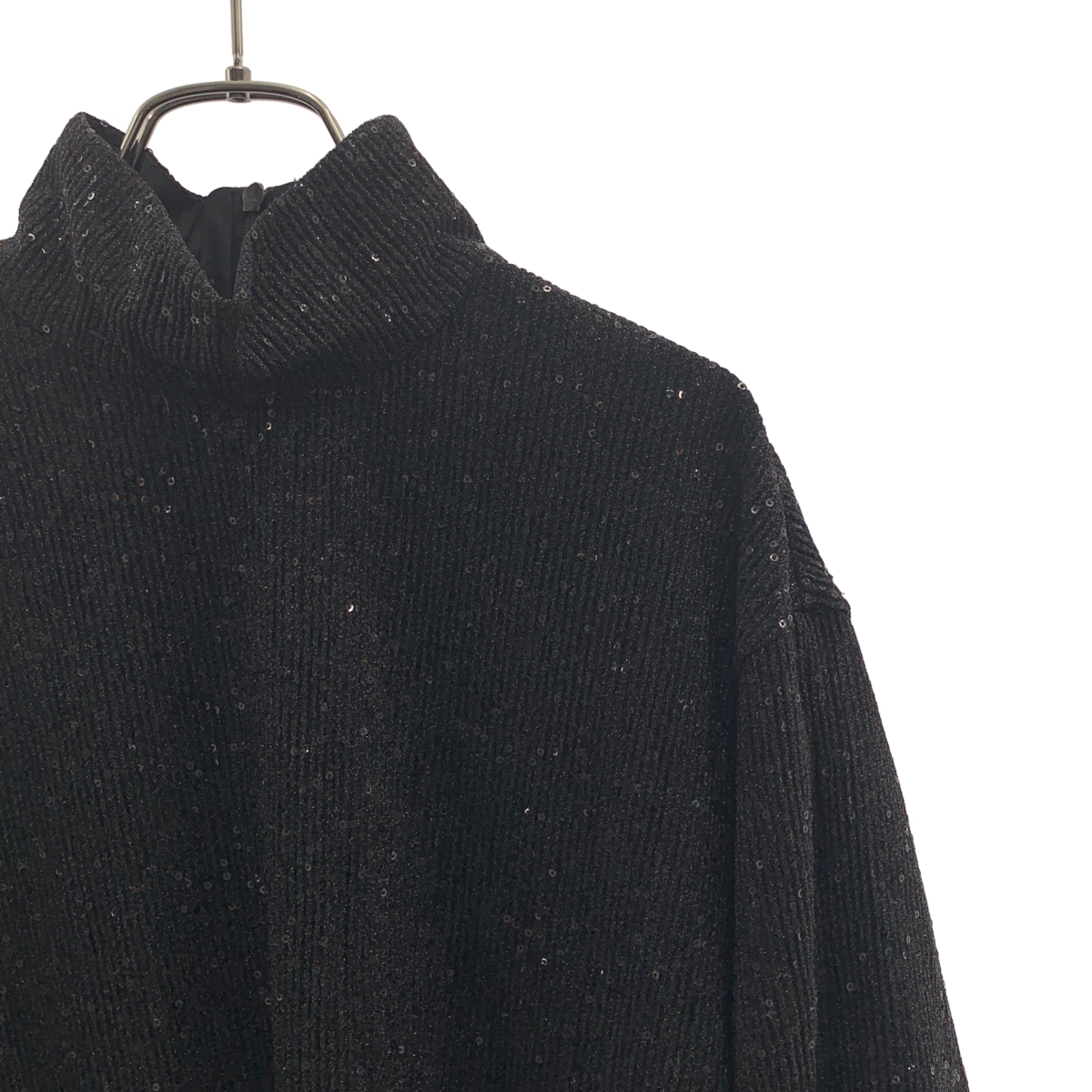 AMERI / アメリ SPARKLE TOP スパンコール トップス モックネック ロングスリーブカットソー